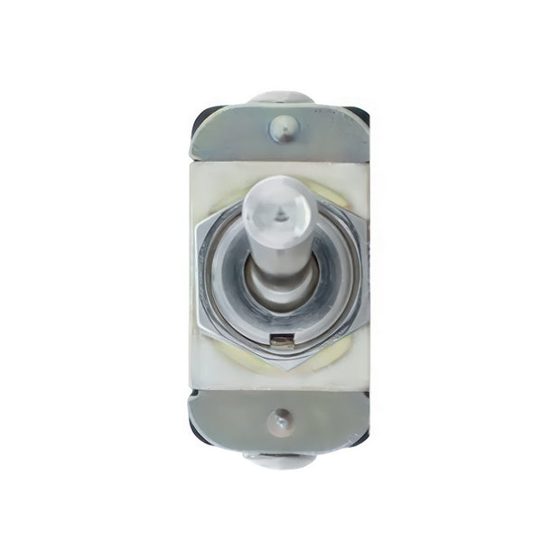 2 Pin, 10 Amp - 12V DC On-Off Metal Toggle Switch With 2 Screw Terminals