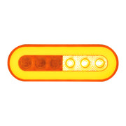 22 LED 6" Oval GloLight (Turn Signal) - Amber LED/Amber Lens