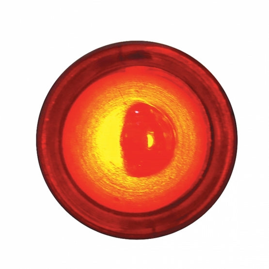 LED Bullet License Plate Fastener - Red (2-Pack)