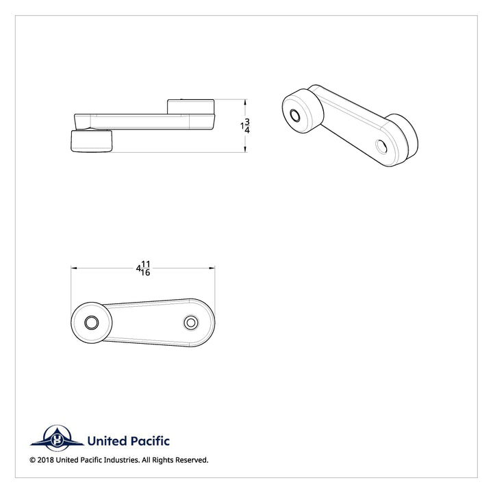 Chrome Window Crank For Freightliner
