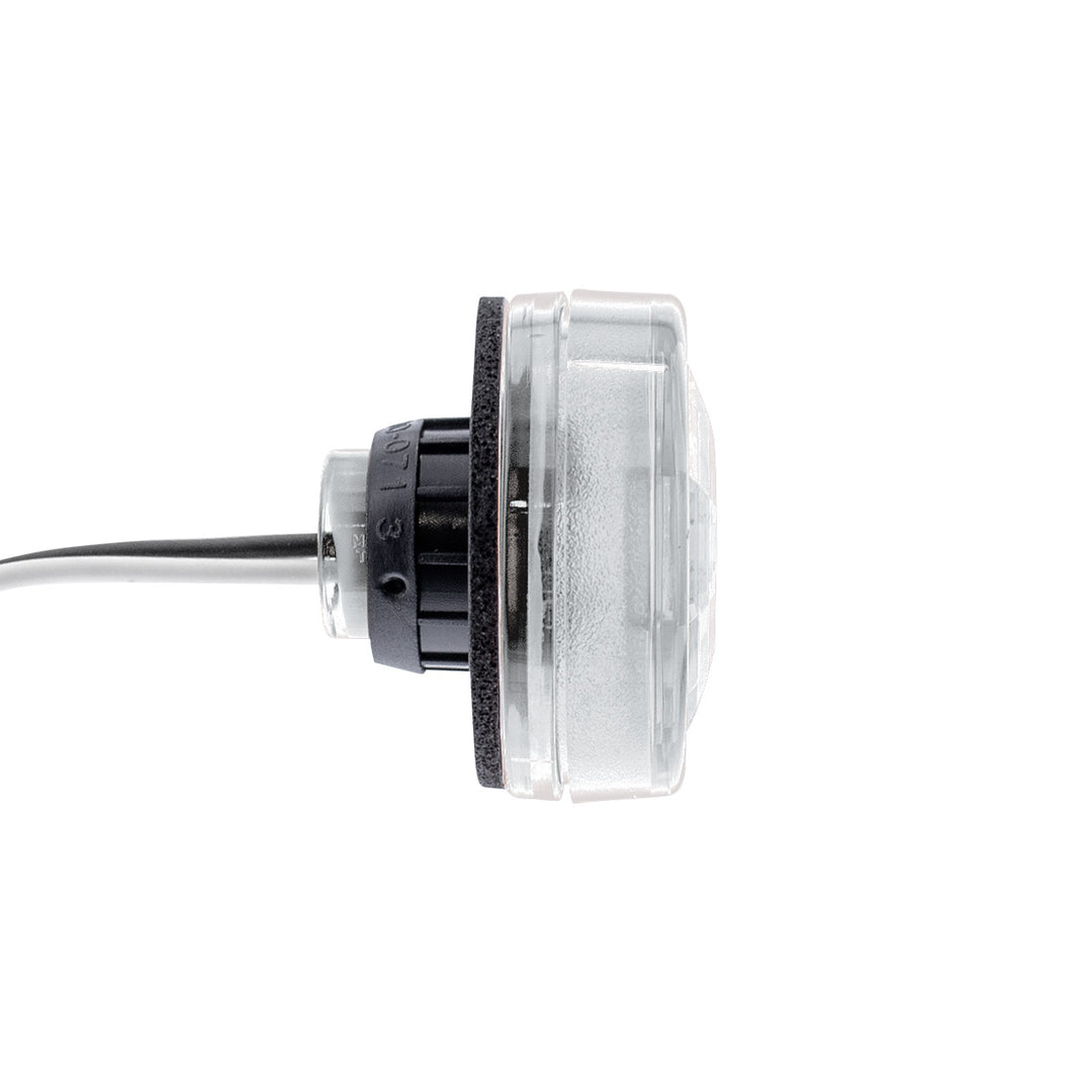 3 LED Oval Auxiliary Light-White LED/Clear Lens