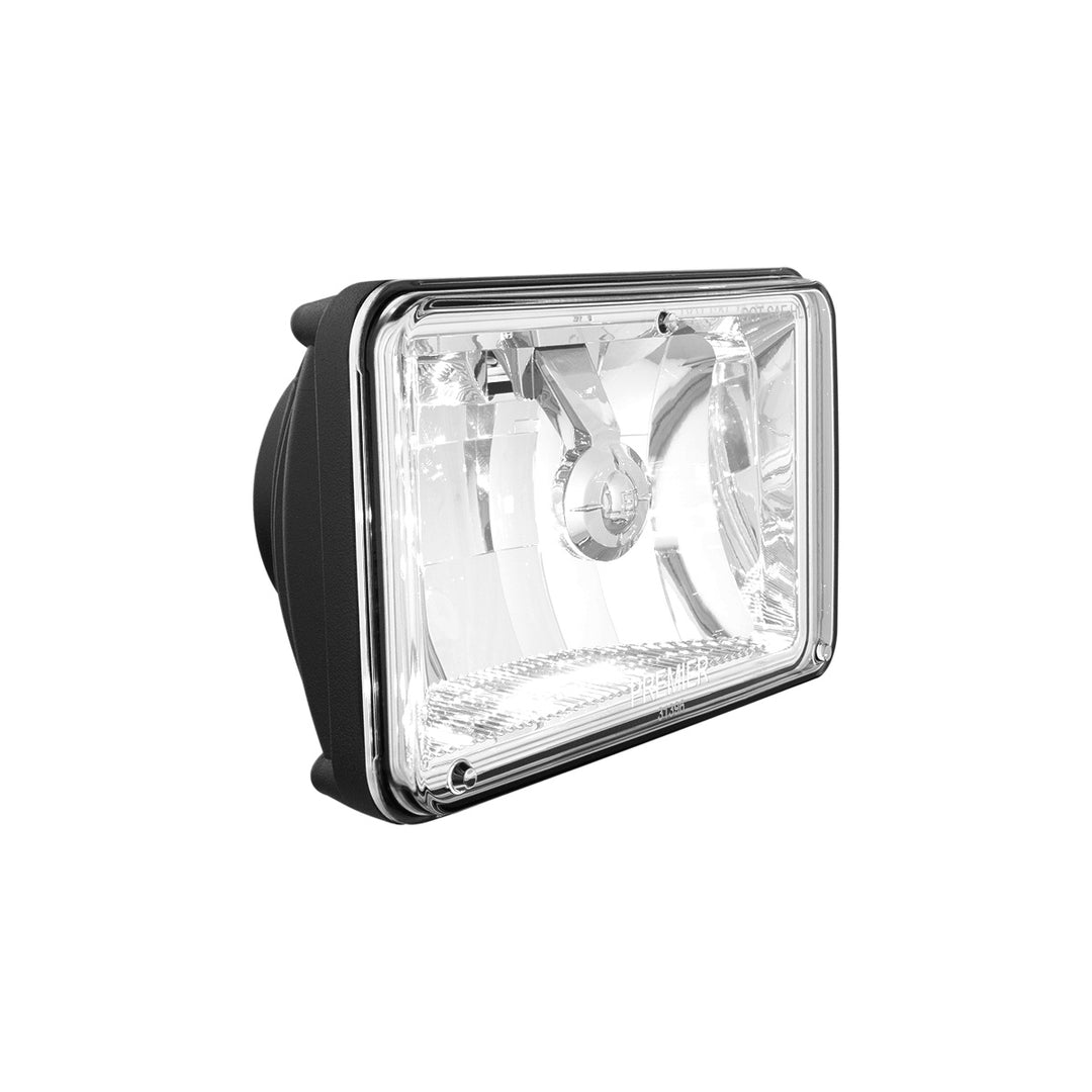 ULTRALIT - Single High Power CREE LED 4" X 6" Headlight - Low Beam