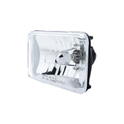 4" X 6" Crystal Rectangular Headlight, Glass Lens - High & Low Beam