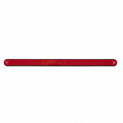 14 LED 12" Light Bar With Black Housing - Red LED/Red Lens