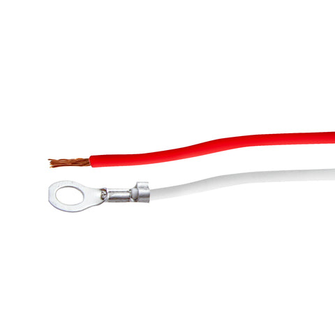2 Wire Pigtail With 2 Prong Straight Plug - 12" Lead (Retail)