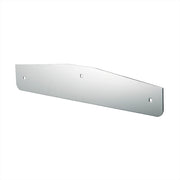 4" X 20" Chrome Standard Bottom Mud Flap Plate - Bolt Thru