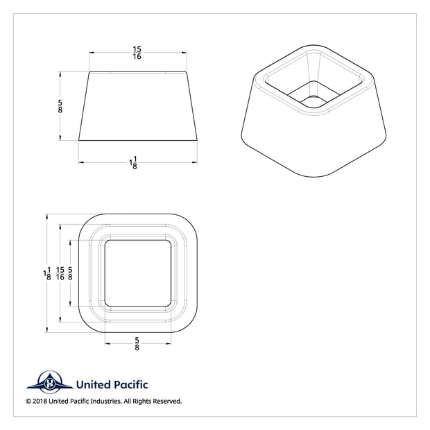 Turn Indicator Trim For Kenworth (Card of 3)
