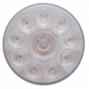 10 LED 4" Turn Signal Light - Amber LED/Clear Lens