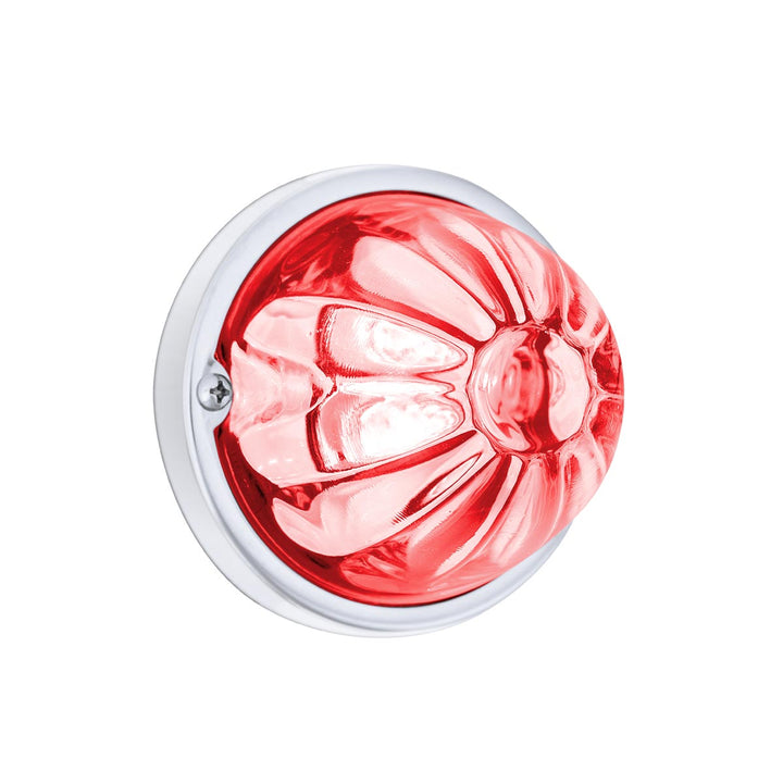 Glass Watermelon Light Kit With 4 LED Light-Red LED/Clear Lens