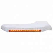 Sequential 14 Amber LED Front Fender Cover For Peterbilt 388 (2008-2015)&389 (2008-2023)-Amber Lens-Passenger