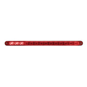 14 LED 12" Sequential Light Bar With Bezel - Red LED/Red Lens