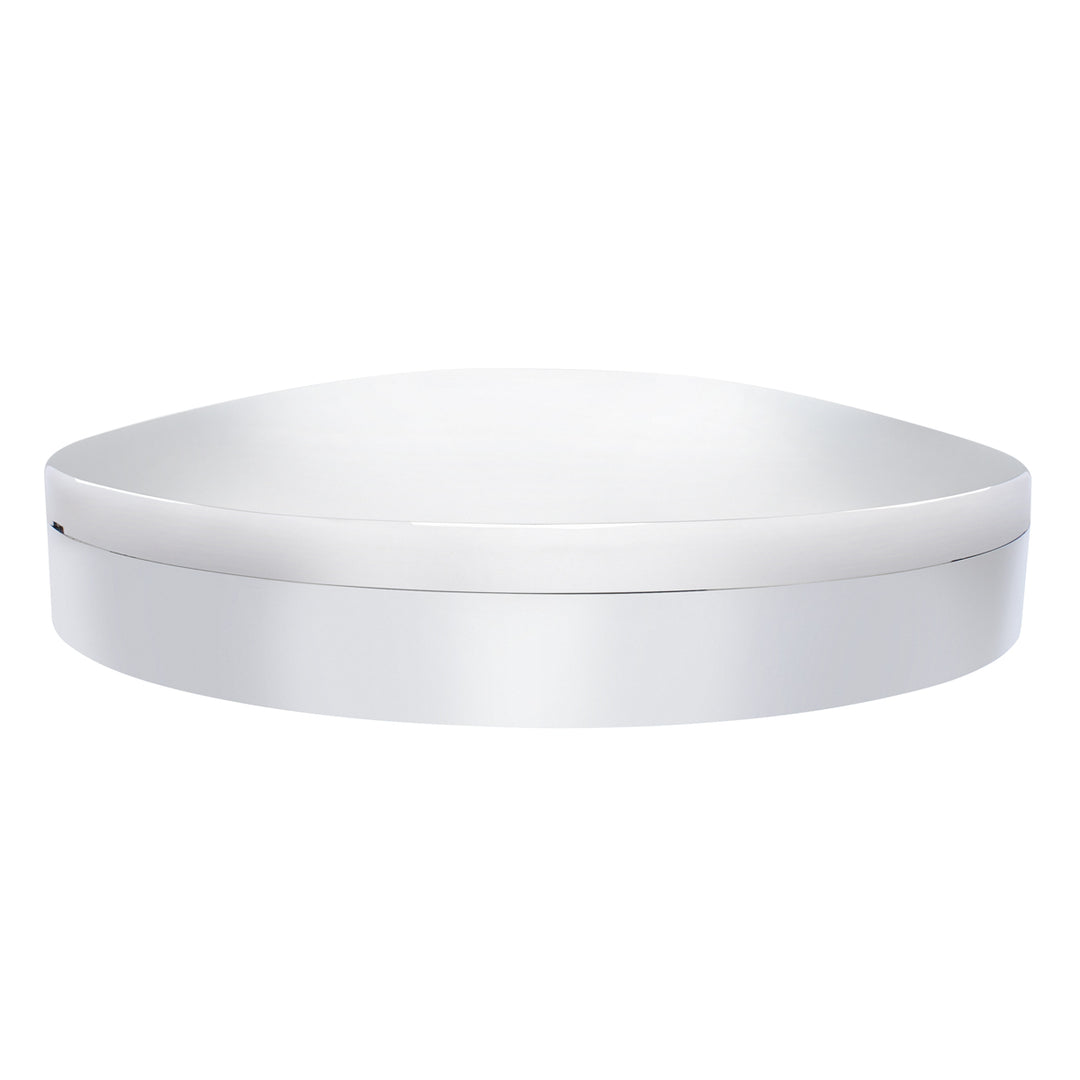 Moon Front Axle Cover With 33mm Thread-On Low Profile Nut Cover - Chrome