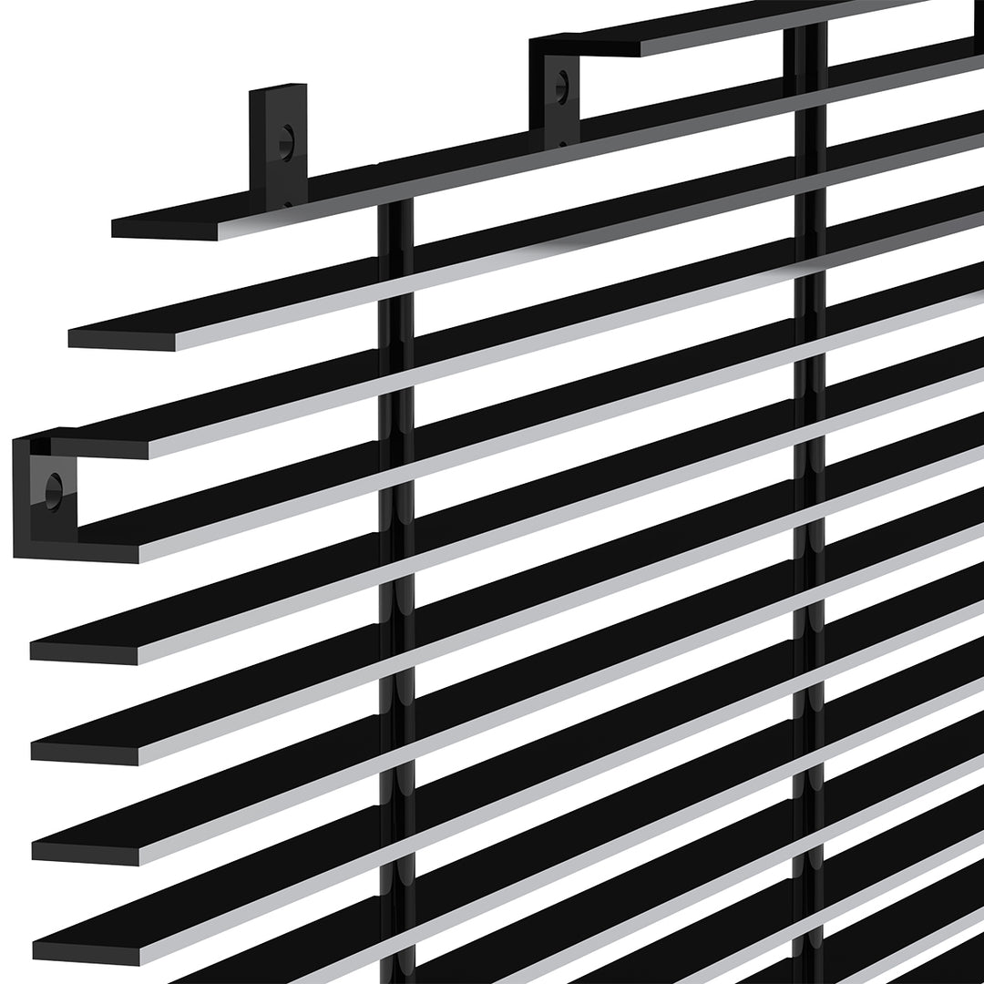 Aluminum Billet Style Grille Insert With Horizontal Bars For Peterbilt 389
