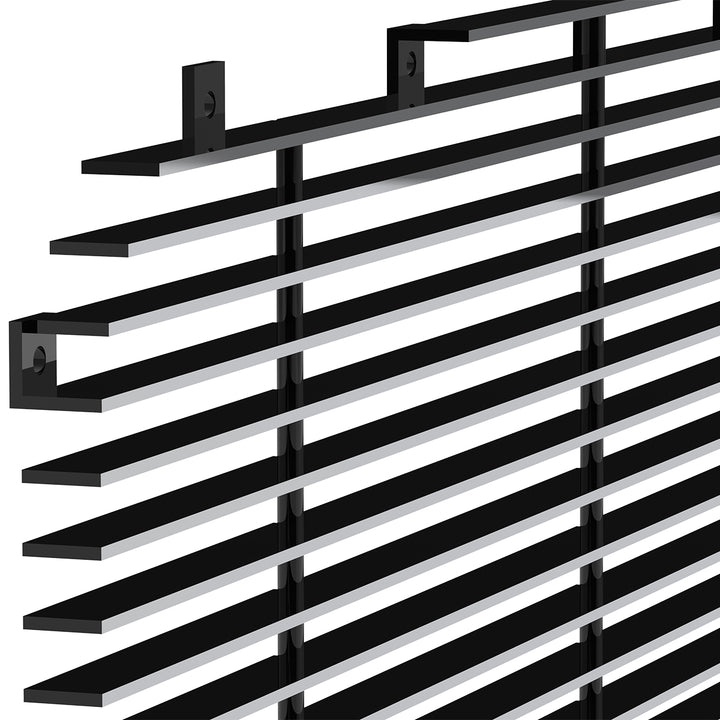 Aluminum Billet Style Grille Insert With Horizontal Bars For Peterbilt 389