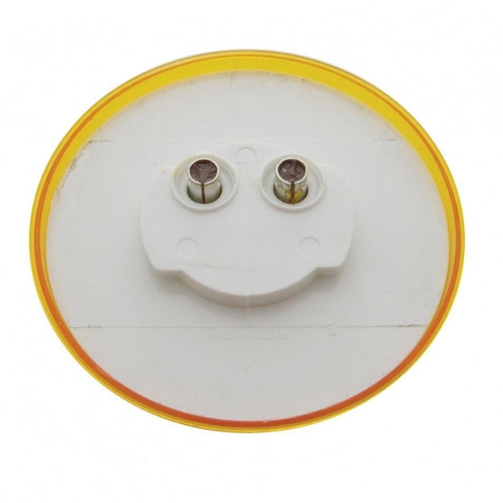 9 LED 2-1/2" Round Pure Reflector Light (Clearance/Marker) - Amber LED/Amber Lens