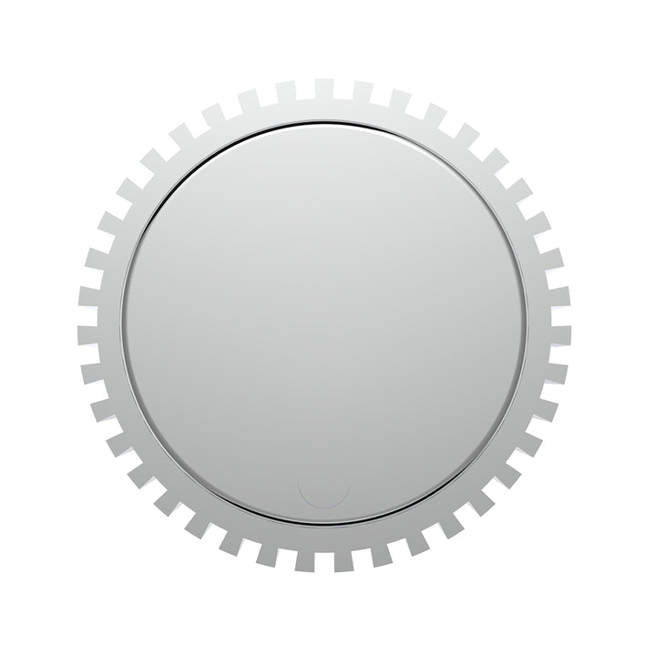 Chrome Plastic 1" Diameter Control Knob