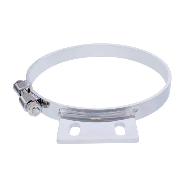 8" Chrome Cab Exhaust Clamp For Peterbilt