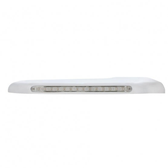 14 Amber LED Front Fender Cover For Peterbilt 388 (2008-2015) &amp; 389 (2008-2023)-Clear Lens - Passenger