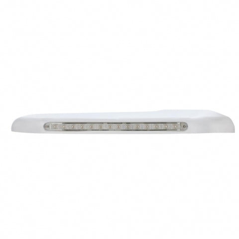 14 Amber LED Front Fender Cover For Peterbilt 388 (2008-2015) & 389 (2008-2023)-Clear Lens - Passenger