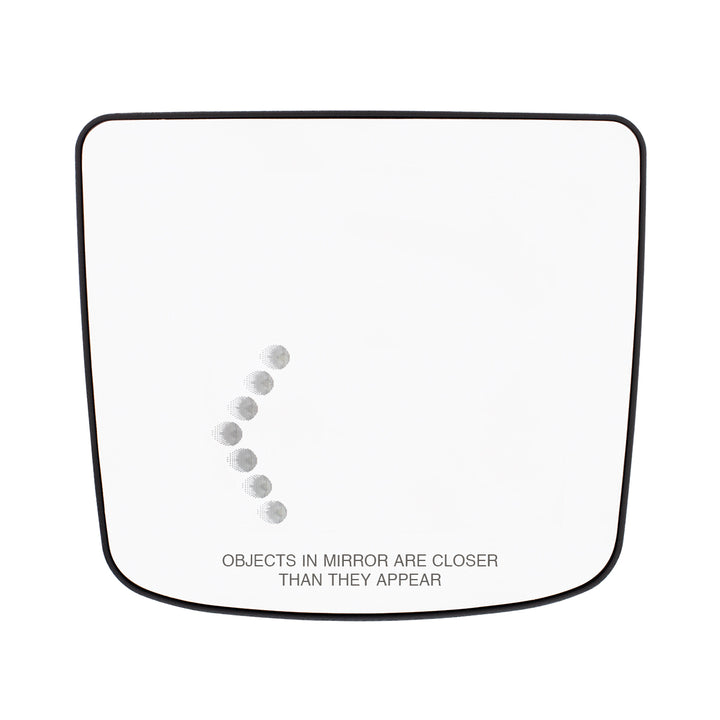 Heated Auxiliary Convex Mirror With LED Turn Signal For 2012-2017 Volvo VNL - Driver