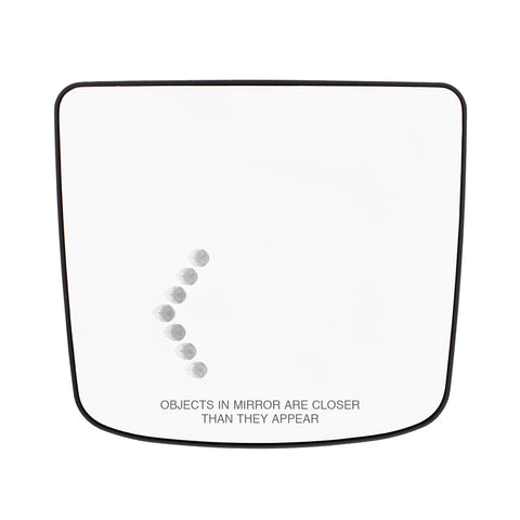 Heated Auxiliary Convex Mirror With LED Turn Signal For 2012-2017 Volvo VNL - Driver