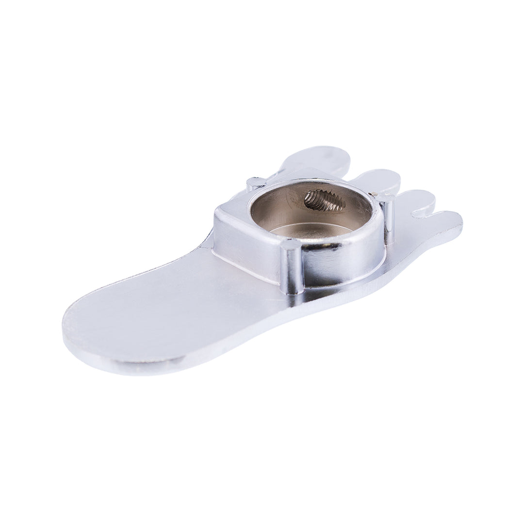 Chrome Barefoot Shape Dimmer Switch Cover