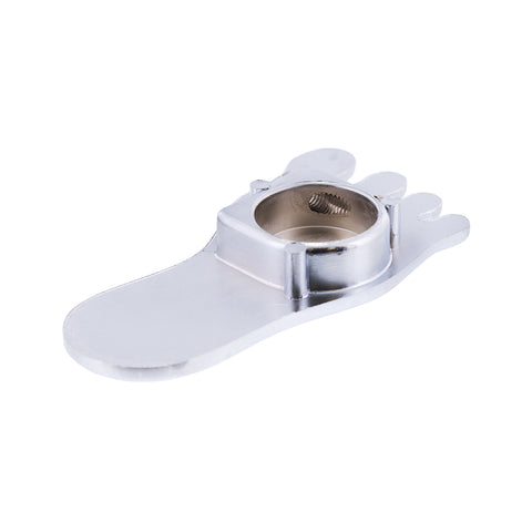 Chrome Barefoot Shape Dimmer Switch Cover