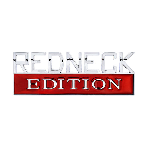 Chrome Die Cast "Redneck Edition" Accent Emblem