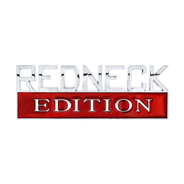 Chrome Die Cast "Redneck Edition" Accent Emblem