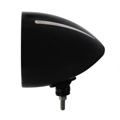 Black "Billet" Style Groove Headlight H6024 Bulb