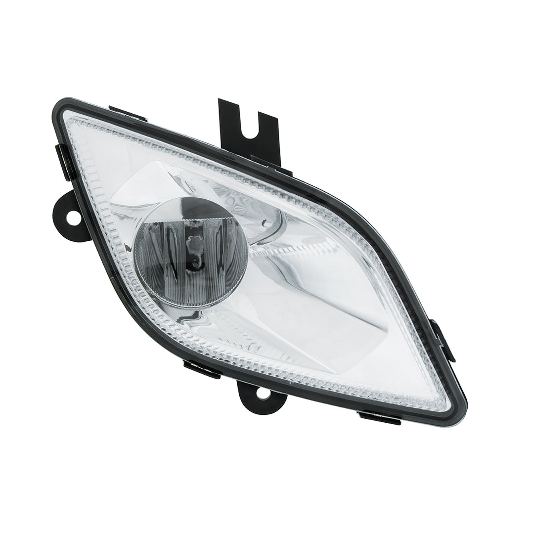 Chrome Single LED Fog Light For 2018-2024 Freightliner Cascadia - Passenger - Competition Series