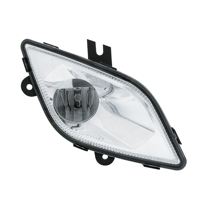 Chrome Single LED Fog Light For 2018-2024 Freightliner Cascadia - Passenger - Competition Series
