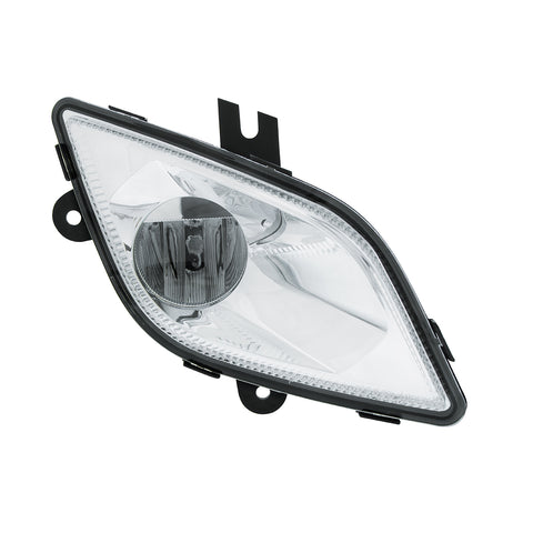 Chrome Single LED Fog Light For 2018-2024 Freightliner Cascadia - Passenger - Competition Series