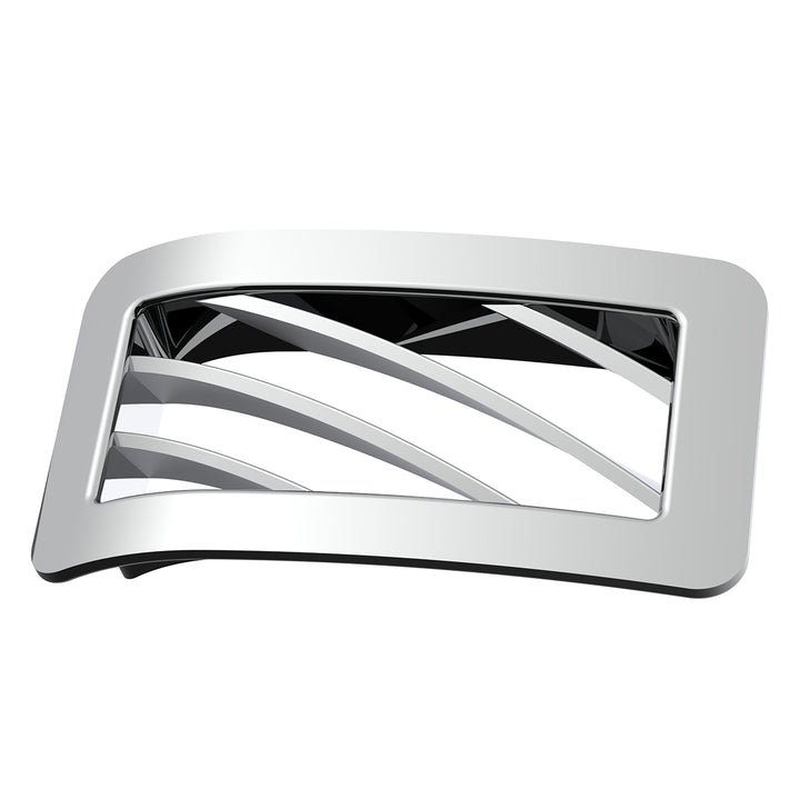 Chrome Plastic A/C Vent For 2001-2005 Peterbilt - Passenger
