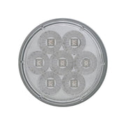 7 LED 4" Reflector Turn Signal Light - Amber LED/Clear Lens