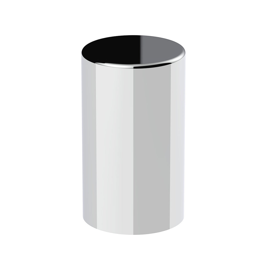 33mm x 3-1/2" Chrome Plastic Cylinder Nut Covers - Thread-On Pack of 10 United Pacific 10013