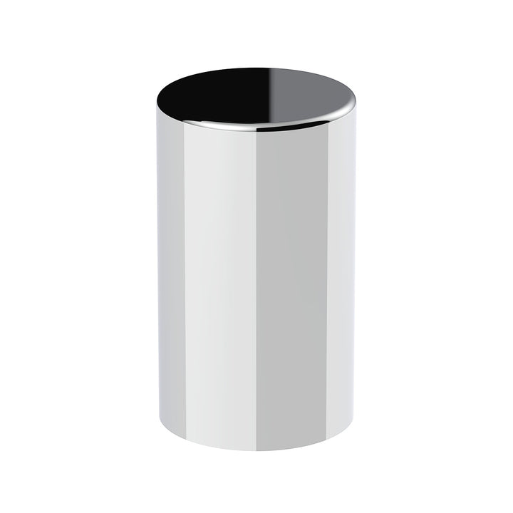 33mm x 3-1/2" Chrome Plastic Cylinder Nut Covers - Thread-On Pack of 10 United Pacific 10013