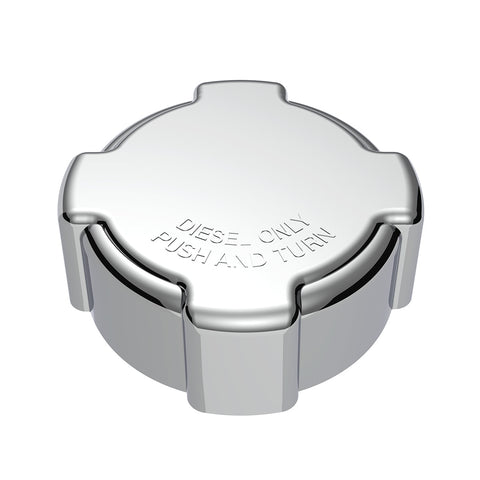 Chrome Plastic Fuel Cap Cover For Freightliner - Non-Locking