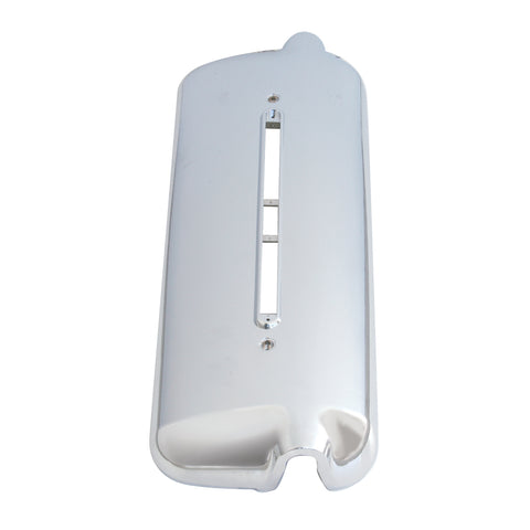 Chrome Plastic Mirror Cover With LED Cutout For 2005 & Older Freightliner Century - Passenger