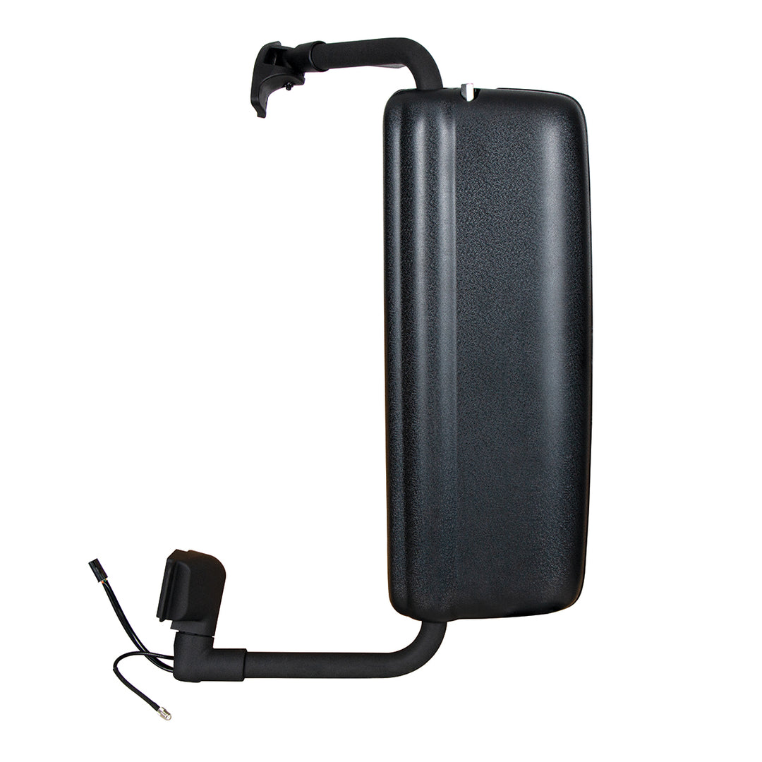 Black Heated Mirror Assembly For 2004-2012 Volvo VNL - Driver