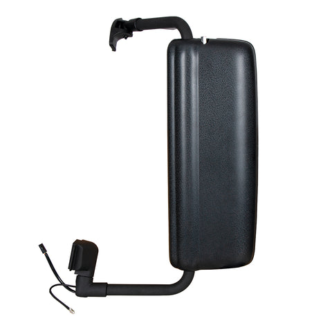 Black Heated Mirror Assembly For 2004-2012 Volvo VNL - Driver
