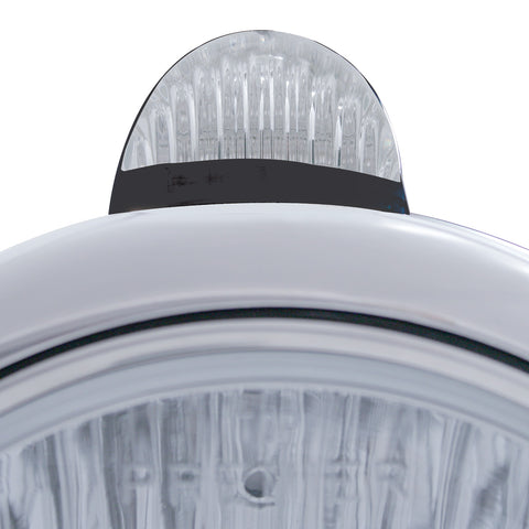Black Guide 682-C Headlight H4 & Dual Mode LED Signal - Clear Lens