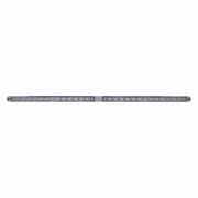 Dual 14 LED 12" Light Bars With Bezel - White LED/Clear Lens