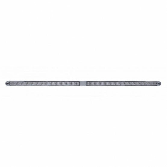 Dual 14 LED 12" Light Bars With Bezel - White LED/Clear Lens