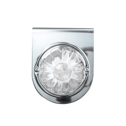 Glass Watermelon Light With Stainless Steel Light Bracket Kit-Clear Lens