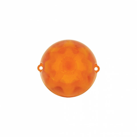 9 LED Dual Function GloLight Watermelon Grakon 1000 Style Cab Light - Amber LED/Amber Lens