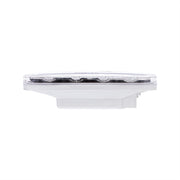 13 LED 6" Oval Double Fury Light (Stop, Turn & Tail) With Warning Light - Red & Amber LED/Clear Lens
