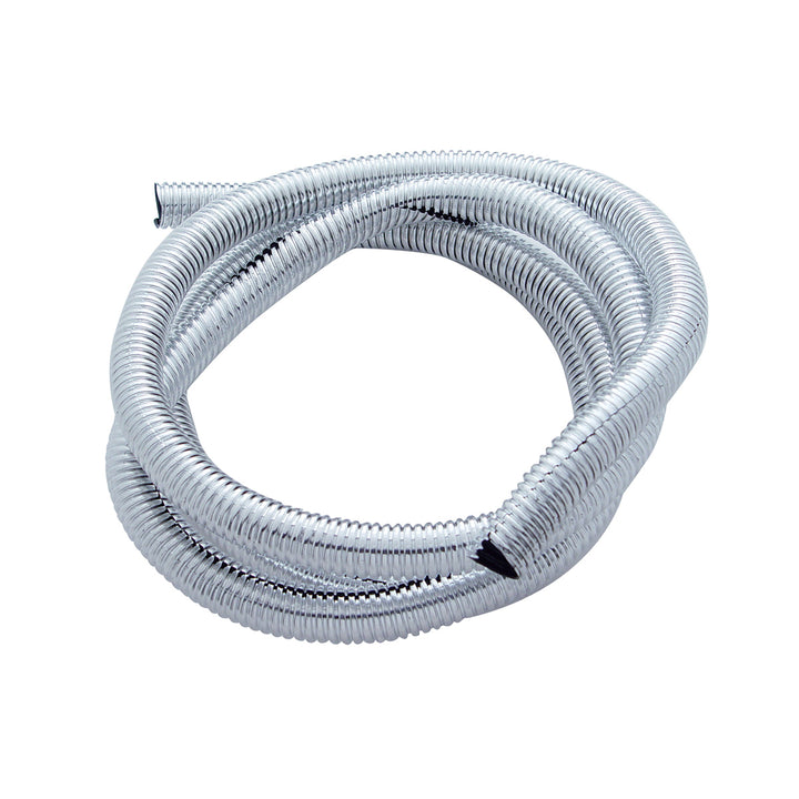 72" Long Chrome Wire Loom - 5/8" Diameter
