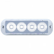 4 LED Warning Light - White LED