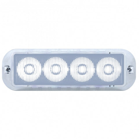4 LED Warning Light - White LED